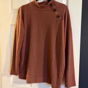 Staccato Women's Cowl Neck Sweater - Brown